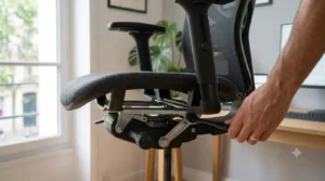 Mécanisme synchrone d'inclinaison sur une meilleure chaise ergonomique à moins de 300 euros