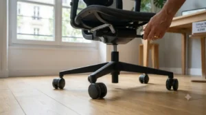 Piètement solide à roulettes pour chaise ergonomique à moins de 300 euros