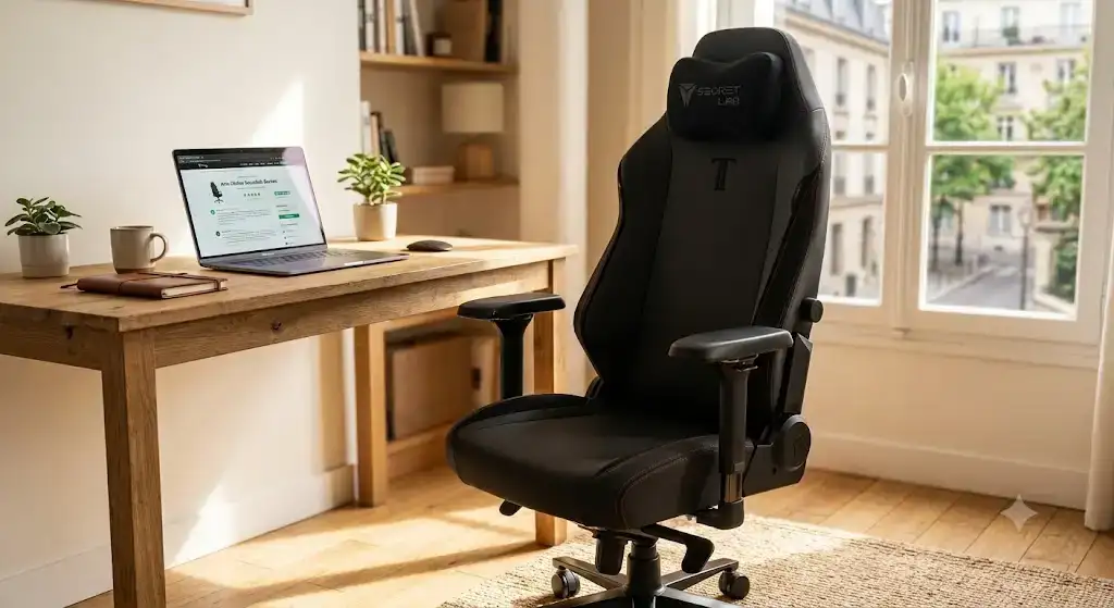 Avis sur la chaise secretlab bureau avis mettant en avant son design ergonomique et son maintien lombaire.