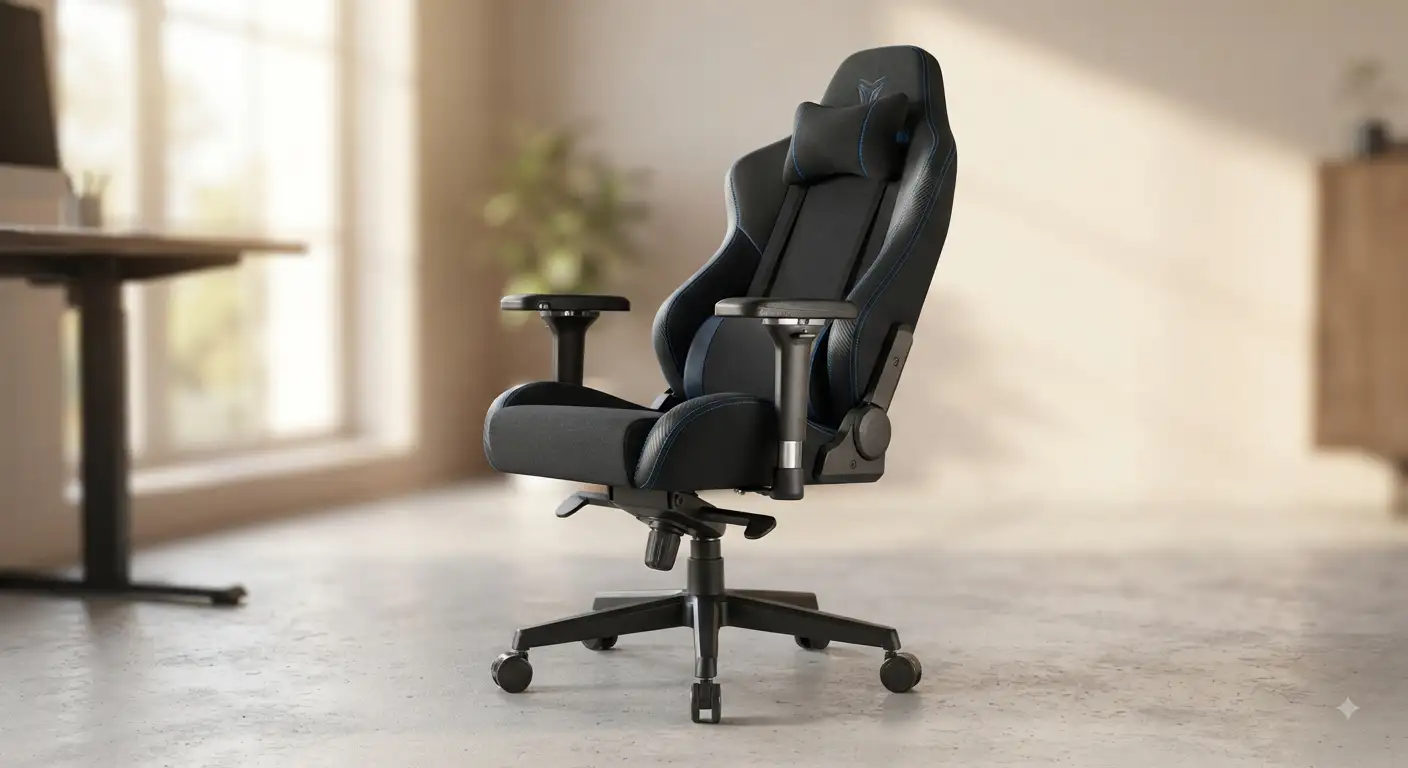 Panoramica della migliore sedia gaming a meno di 400 euro con design ergonomico e dettagli moderni