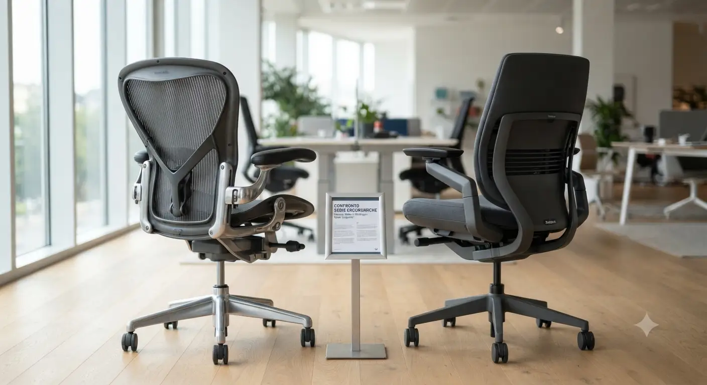 Confronto tra sedie ergonomiche Herman Miller o Steelcase quale scegliere per l ufficio