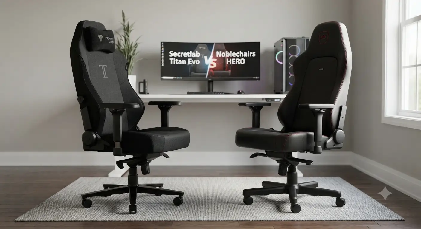Confronto diretto tra le sedie gaming Secretlab e Noblechairs per capire quale scegliere